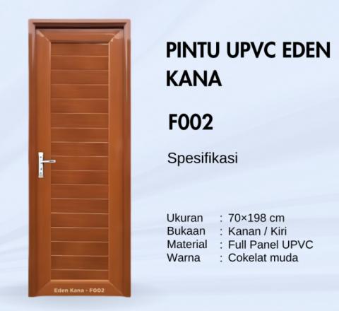 PINTU EDEN KANA UPVC F002 WOOD KANAN